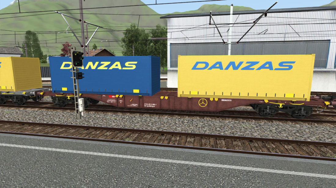 Trainpack 09 - Danzas Güterzug
